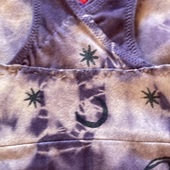 Serpent and bow leotard swimsuit camisole moon flower logwood dyed - Picture 10 of 12